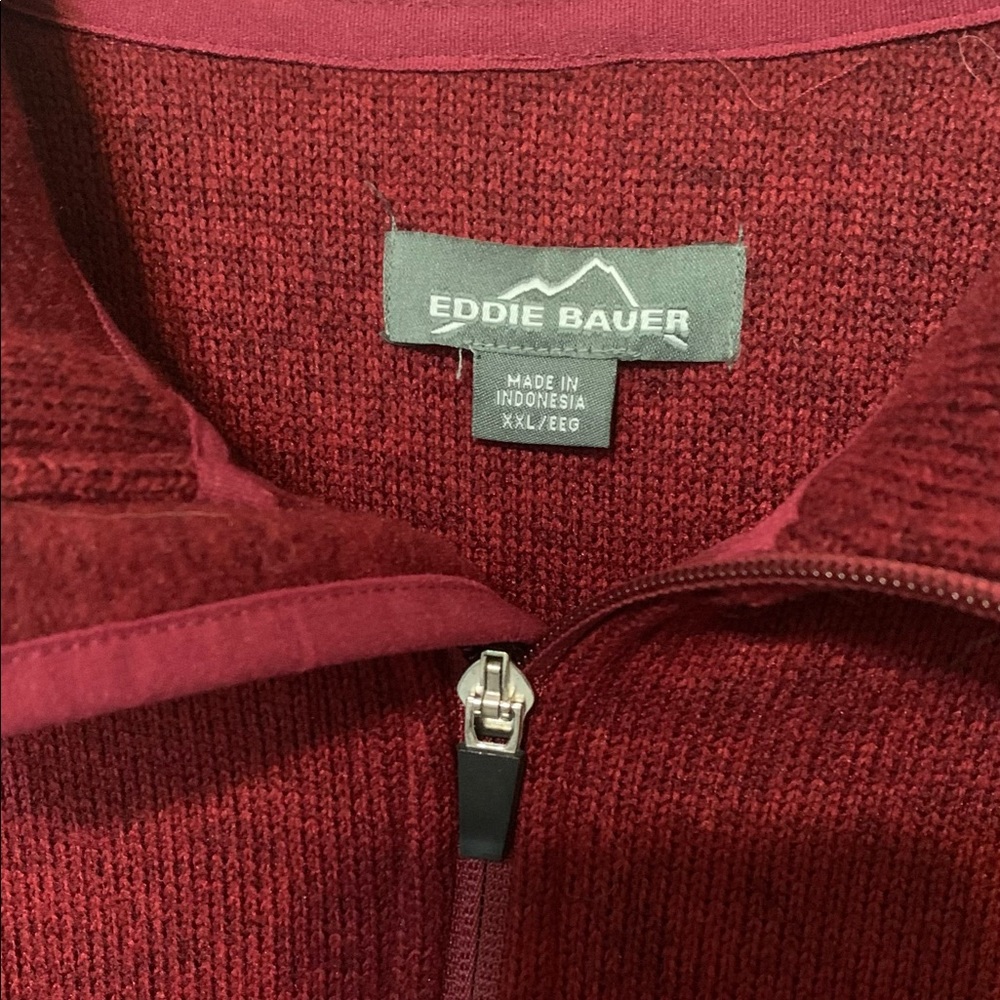 Eddie Bauer Men's Quarter Zip Sweater - Size XXL - Picture 7 of 8